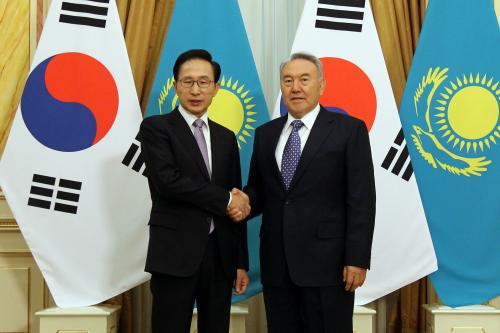  한-카자흐스탄 정상 회담 이미지
