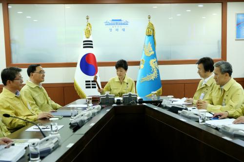 박근혜 대통령 2013년 을지 국가안전보장회의 이미지