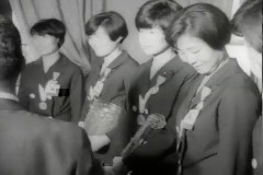 여자 농구 선수단 청와대 예방 이미지