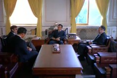 미상원의원 청와대 예방 이미지