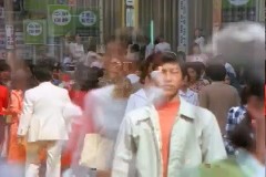 명동 인파 이미지