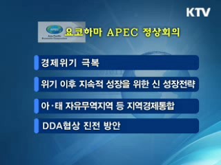 이 대통령, APEC 참석  'G20 협력 제안' 이미지