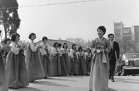 육영수 여사 숙명여대 개교 30주년 기념식 참석 이미지