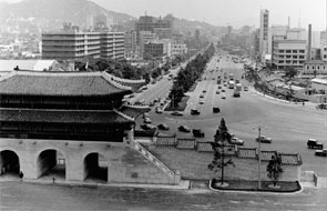 서울 광화문 거리 이미지