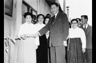 전쟁미망인 정착촌 입주식 이미지