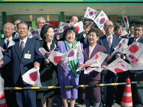 김영삼 대통령 일본 방문 환영 및 프레스센터 스케치 이미지