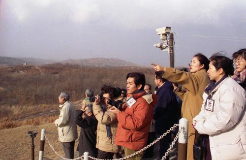 외국인 판문점 안보관광 이미지