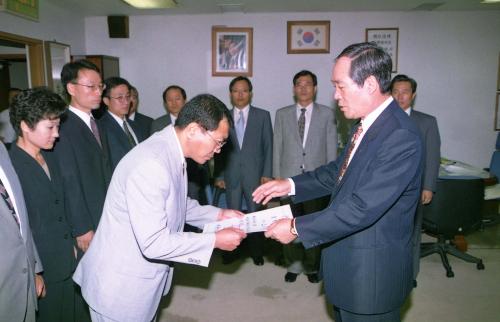 남정판 공보처차관 임명장 수여식 이미지