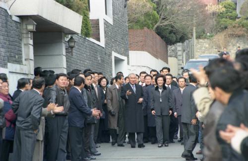 노태우 전 대통령 석방 스케치 이미지