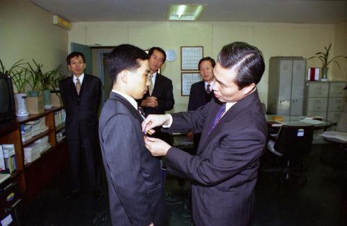 오인환 공보처 장관 임명장 수여식 이미지