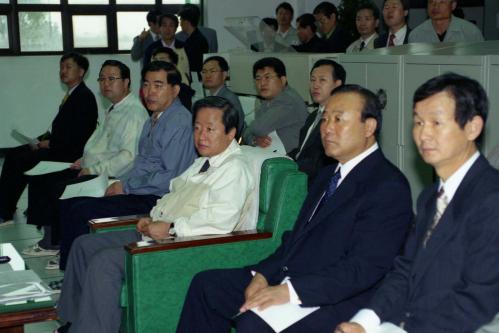 정해주 통산산업부 장관 구리 하수처리장 현황보고 및 시찰 이미지