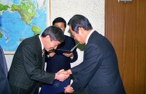 정해주 국무총리 국무조정실장 임명장 수여식 이미지