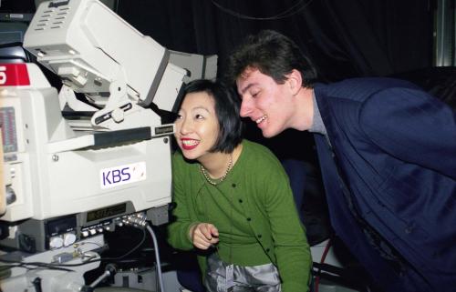 주한 외국인 에세이 콘테스트 수상자, KBS 견학 이미지