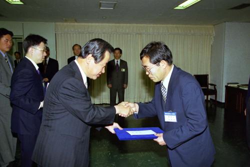 정해주 국무총리 국무조정실장 물관리 우수제안 수상자 시상식 이미지