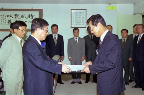오홍근 국정홍보처장 임명장 수여식 이미지