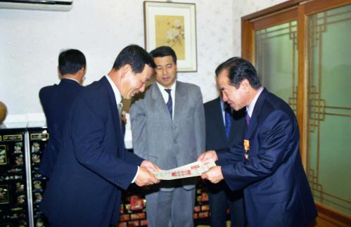 이규석 국정홍보처 차장 감사패 수여식 이미지