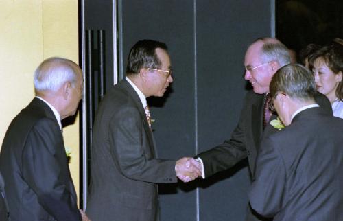 호주 총리 경제4단체장 주최 오찬 참석 이미지