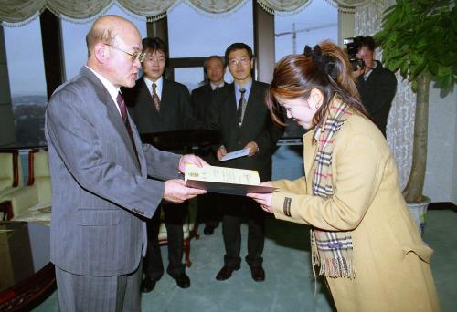 안병우 국무조정실장 21세기 교통안전 주제어 공모당선자 시상식 이미지