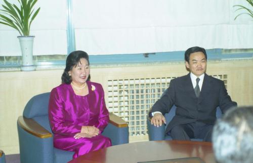몽골 대통령 서강대학교 방문 이미지