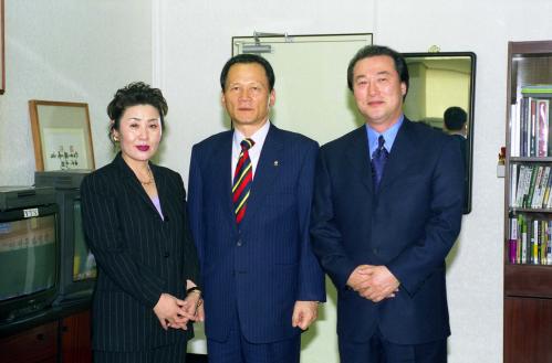 신중식 국정홍보처장 샌프란시스코 한인 방송인 접견 이미지