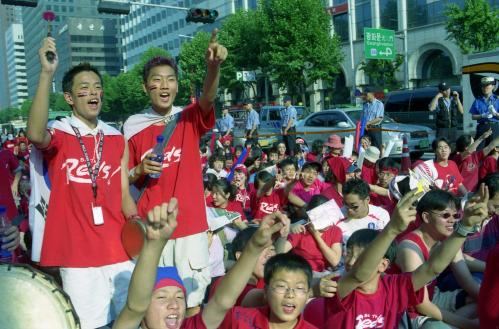 2002 FIFA 월드컵 경기 응원(한국-스페인) 이미지