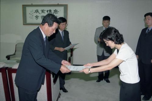 이규석 국정홍보처 차장 임명장 수여식(6급이하 4명) 이미지