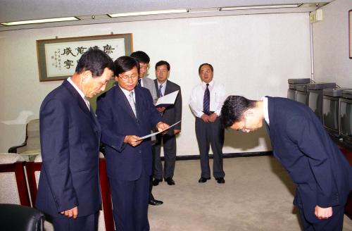 이규석 국정홍보처 차장 임명장 수여식(1명) 이미지