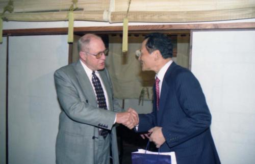 신중식 국정홍보처장 2002 Fall Fellowship 환영 만찬 이미지