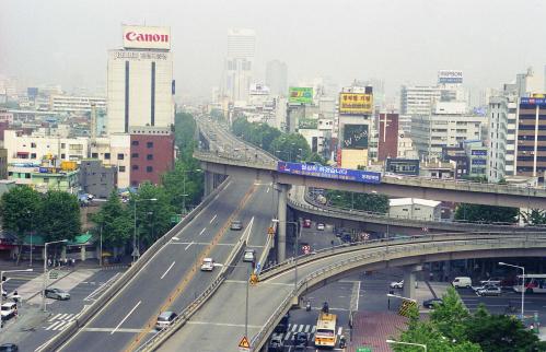 청계천 고가도로 이미지