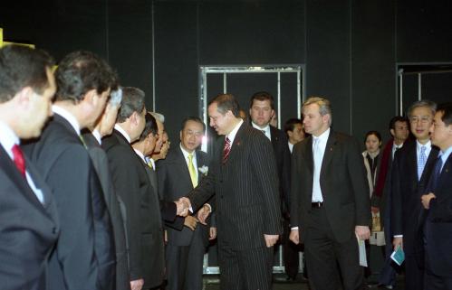 터키 총리 경제4단체장과 오찬 이미지