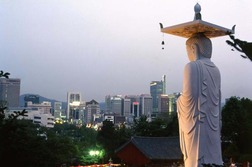 한국 이미지 홍보(장승, 불상) 이미지