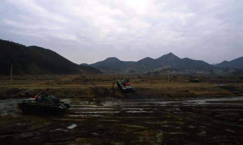 국산병기 화력시범 이미지