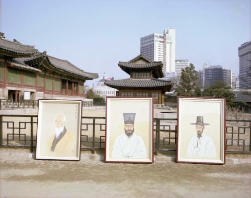 표준 영정 촬영(김정호, 우륵, 조헌) 이미지