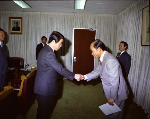 이규현 문화공보부 장관 해외공보관 문화부장 임명장 수여식 이미지