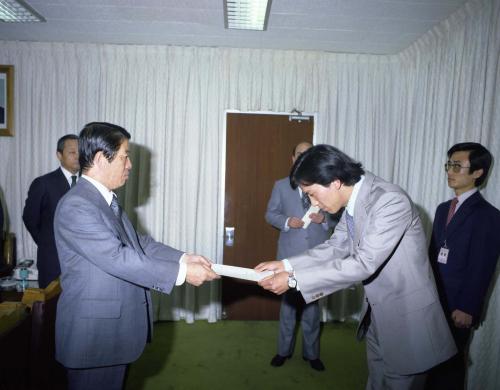 이규현 문화공보부 장관 임명장 수여식(전기기좌) 이미지