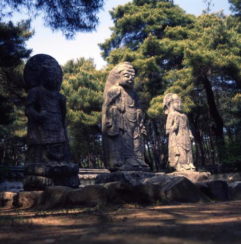 삼체석불 이미지