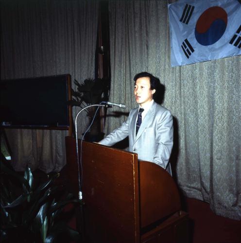 이광표 문화공보부 장관 제1회 홍보요원을 위한 리셉션 및 전방 시찰 이미지
