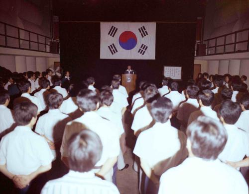 이광표 문화공보부 장관 8월 중 월례조회 이미지