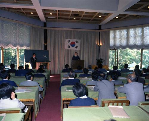 김은호 문화공보부 차관 전국 홍보요원 교육 참석 이미지