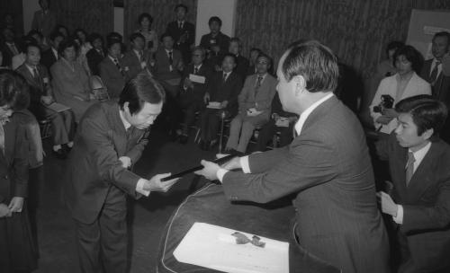 이광표 문화공보부 장관 신문협회 창립 제18주년 기념식 참석 이미지