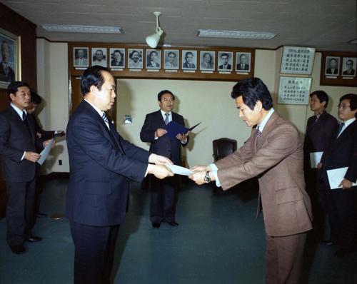 김은호 문화공보부 차관 서기관 이하 인사이동 이미지