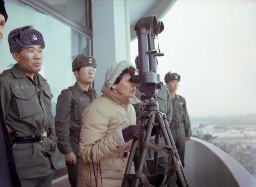 세계 기독교 간부 전방 시찰 이미지