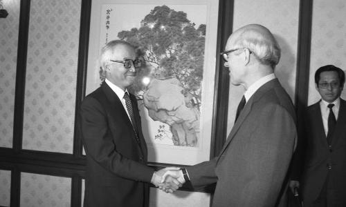 남덕우 국무총리 William H. Gleysteen 주한 미국 대사 접견 및 오찬 이미지