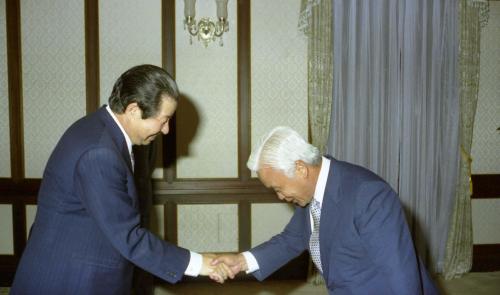김상협 국무총리서리 경제4단체 접견 이미지