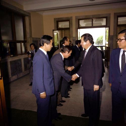 김상협 국무총리 충남도청 시찰 이미지