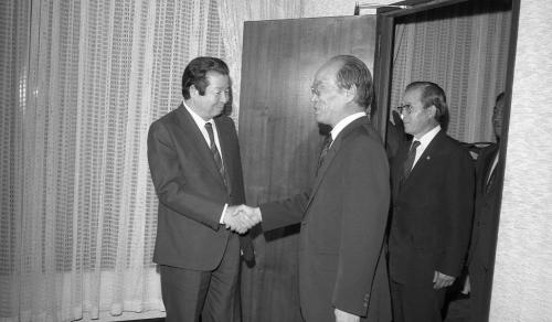 김상협 국무총리 당정협의회 참석 이미지