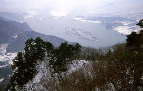 삼악산 및 춘천호 이미지