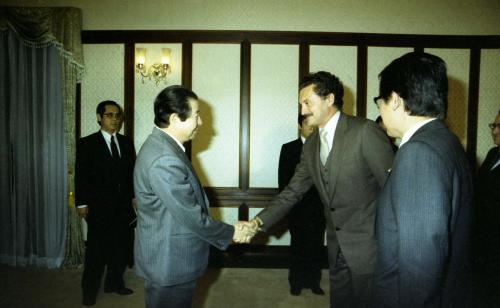 김상협 국무총리 에콰도르 자원성 장관 이미지