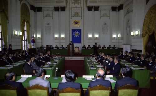 김상협 국무총리 제2차 재외공관장회의 참석 이미지