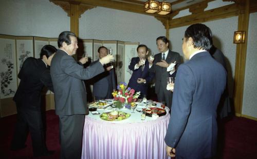 김상협 국무총리 남미순방국대사 위한 만찬(콜롬비아, 페루, 칠레, 멕시코) 이미지